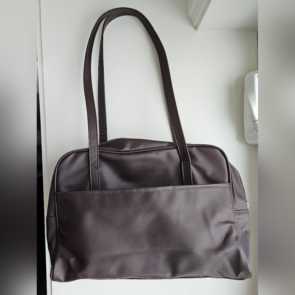 Y2K Burgandy Brown Shoulder Bag